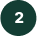 A white number two in a filled dark green circle.